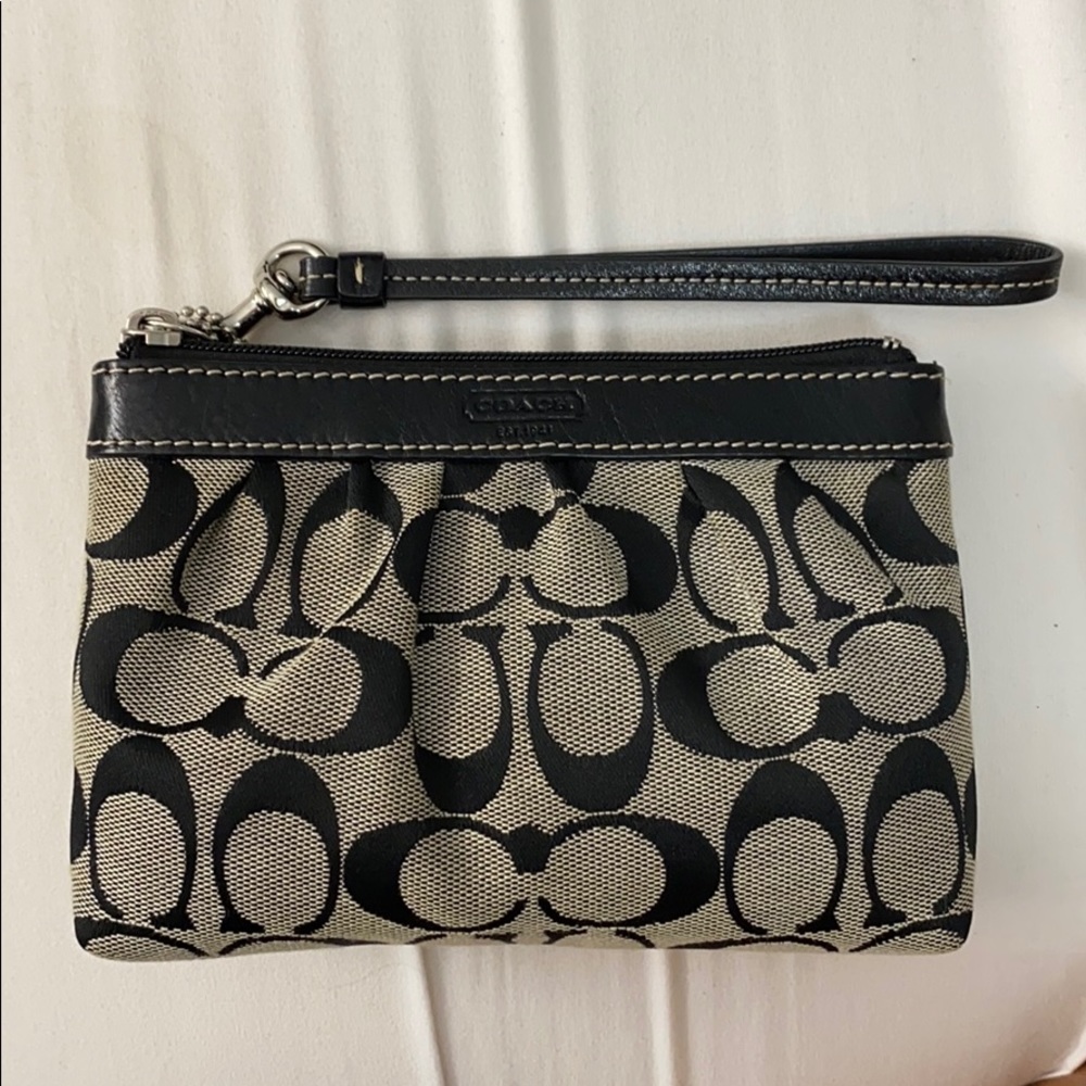 Coach Signature Wristlet